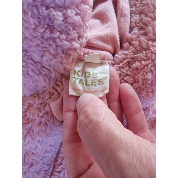 Kids Tales Pink Bear Winter One Piece Baby Jumper Size 3months W Hand Covers - Picture 4 of 9